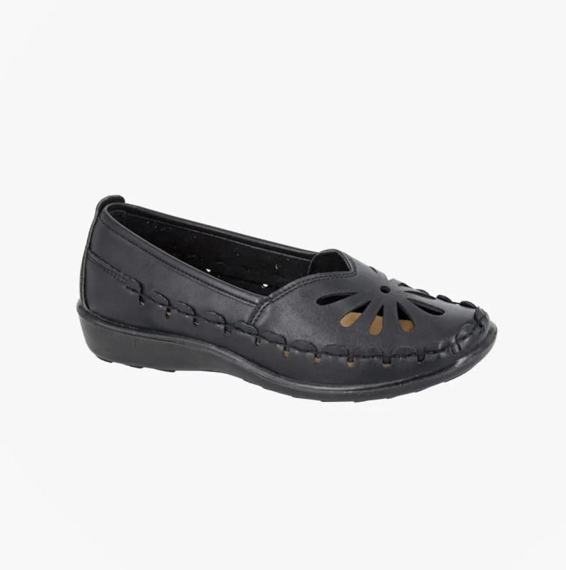 Boulevard L516A Ladies Shoes Black sold by Shuperb