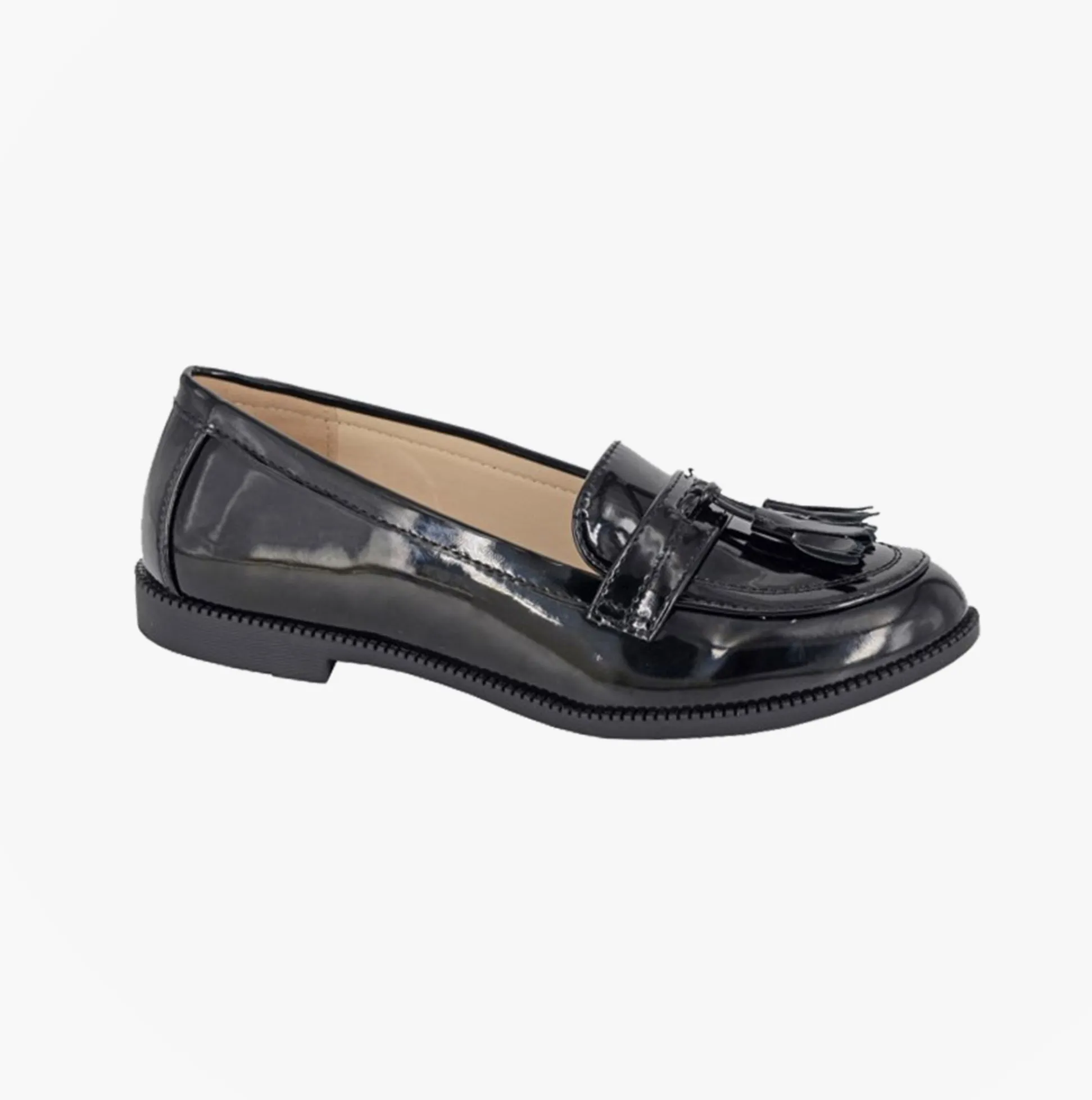 Boulevard L412AP Ladies Loafers Black sold by Shuperb