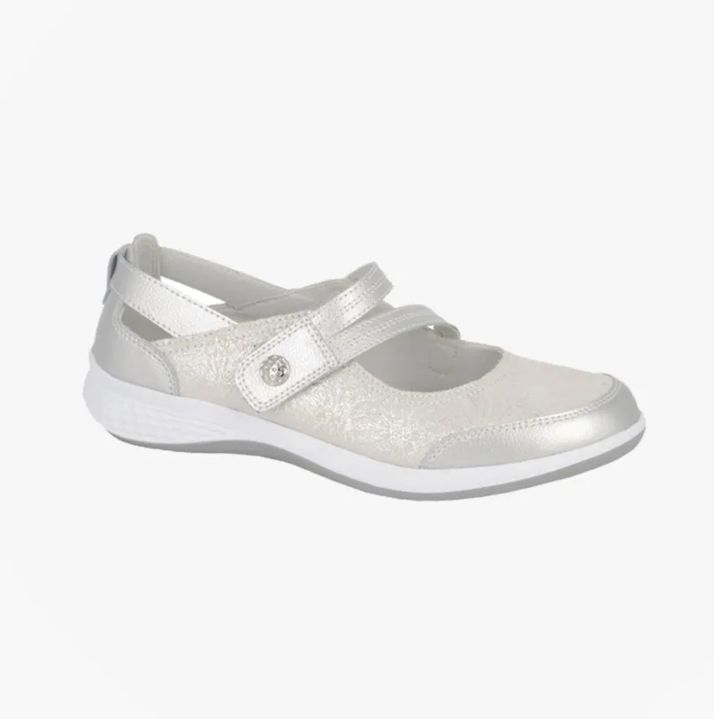 Boulevard L443FS Ladies Shoes Silver Sparkle sold by Shuperb