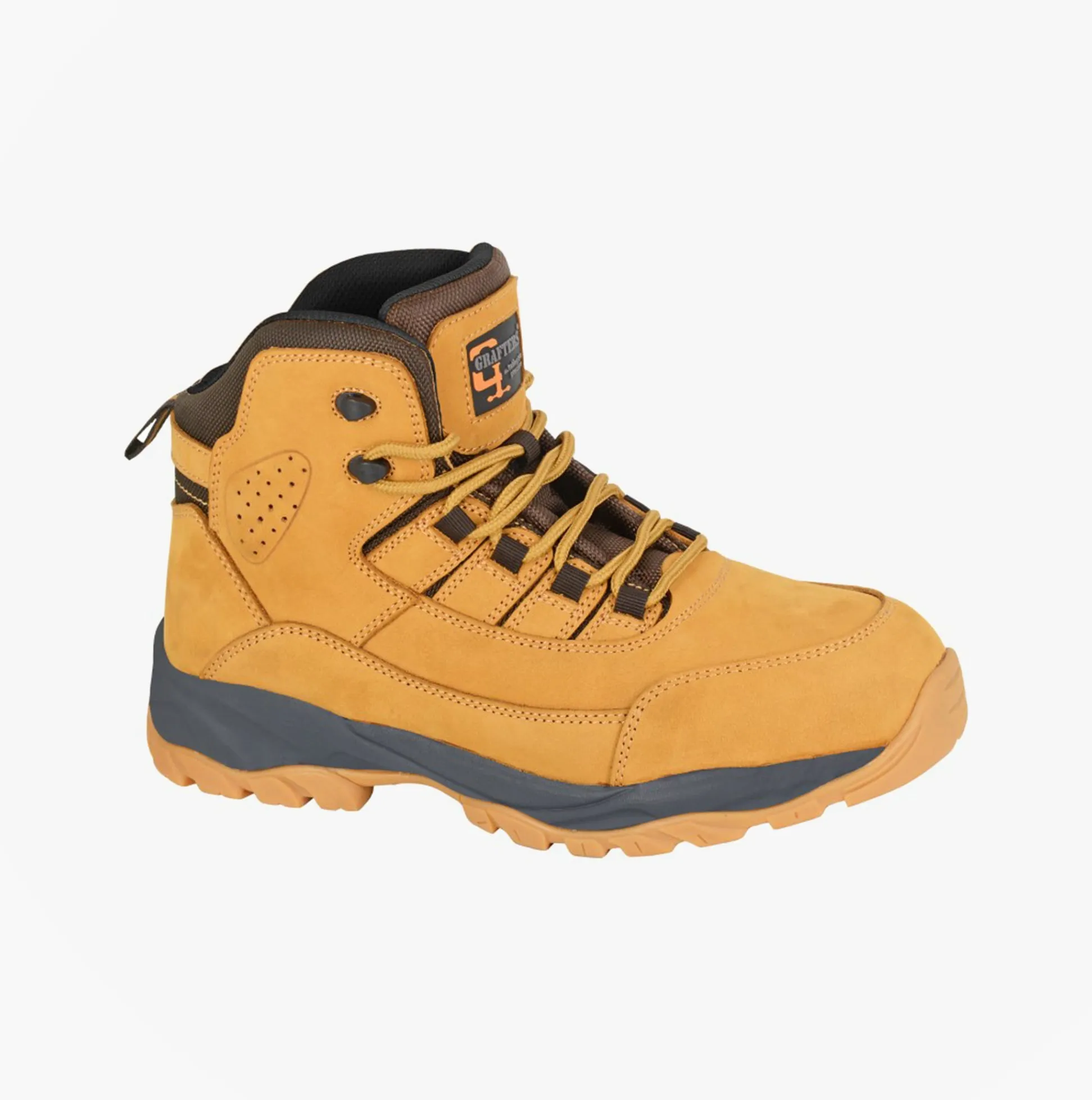 Grafters M331N Mens Safety Boots Honey sold by Shuperb