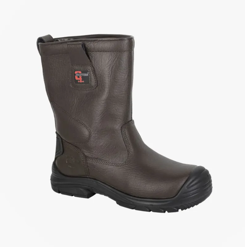 Grafters M922B Mens Safety Boots Brown sold by Shuperb