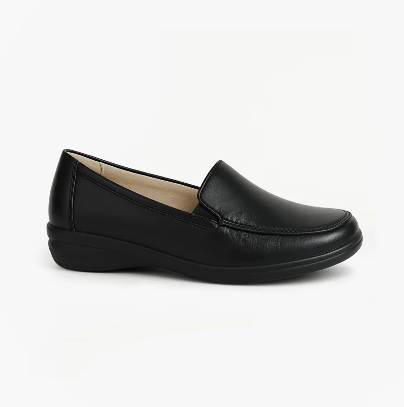 Boulevard L166A Ladies Shoes Black made by Shuperb