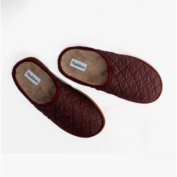 Padders THETIS Womens (2E Fit) Mule Slippers Bordo sold by Shuperb product image thumbnail 2