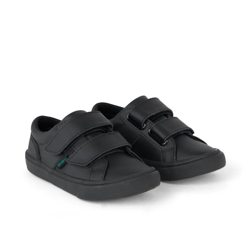 Kickers 117412 KODY TWIN Unisex School Shoes Black sold by Shuperb