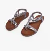 Heavenly Feet BUTTERCUP Womens Sandals Silver sold by Shuperb