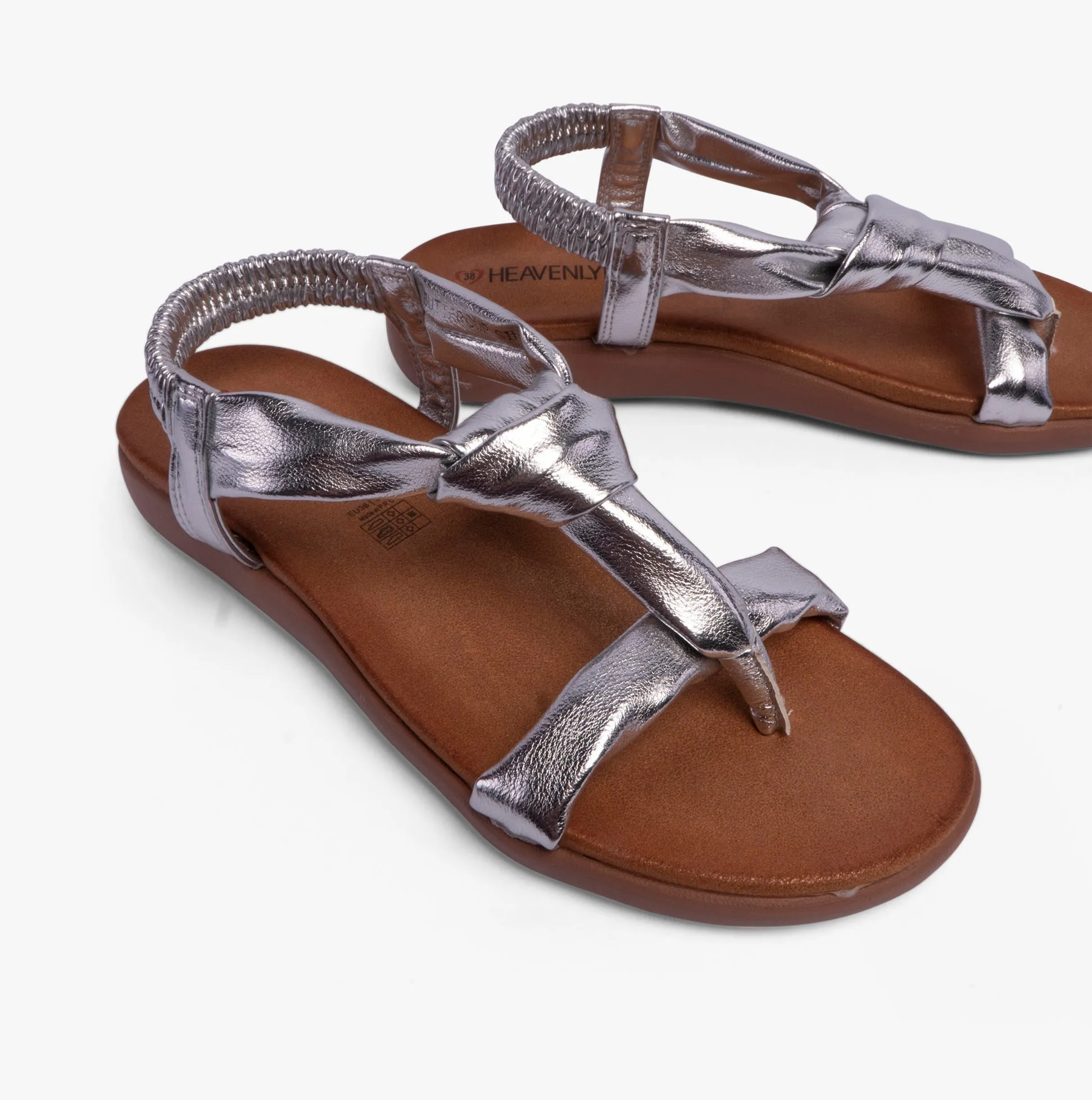 Heavenly Feet BUTTERCUP Womens Sandals Silver sold by Shuperb product image thumbnail 5