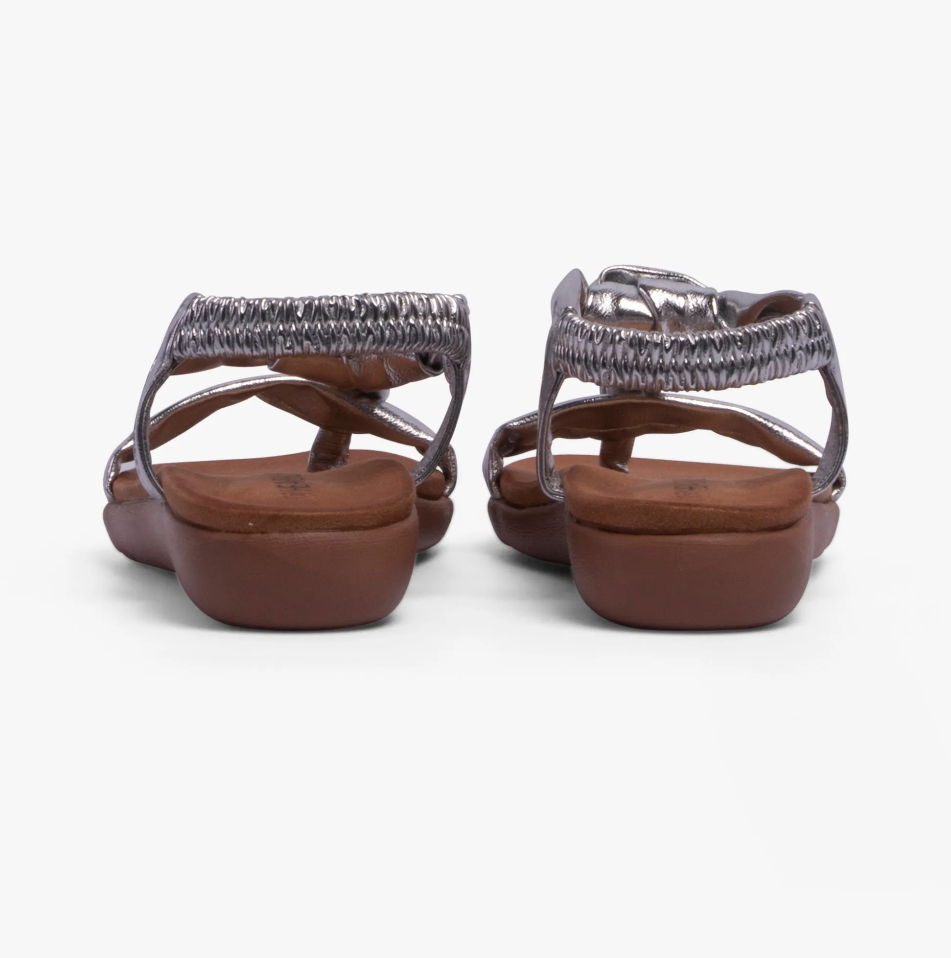 Heavenly Feet BUTTERCUP Womens Sandals Silver sold by Shuperb product image thumbnail 3