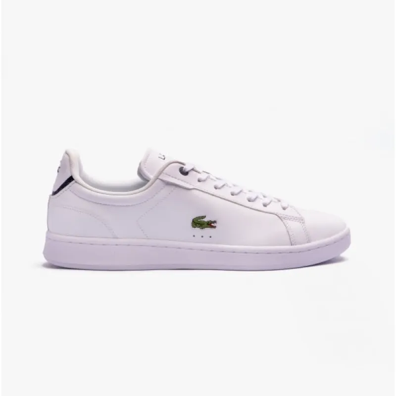 CARNABY Mens Leather Casual Court Trainers White/Navy sold by Shuperb
