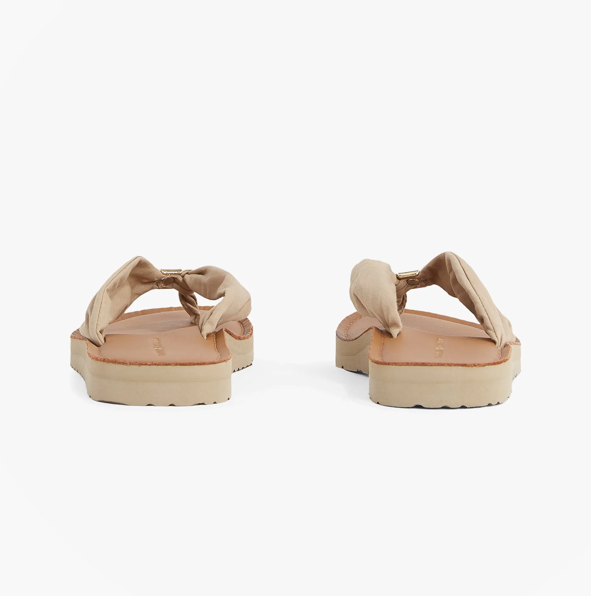 Tommy Hilfiger Monogram Plaque Womens Flip-Flop Beige sold by Shuperb product image thumbnail 5