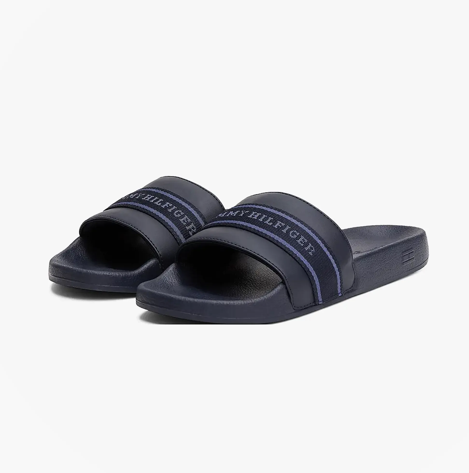 Tommy Hilfiger POOLSIDE Logo Webbing Sliders Navy sold by Shuperb product image thumbnail 2