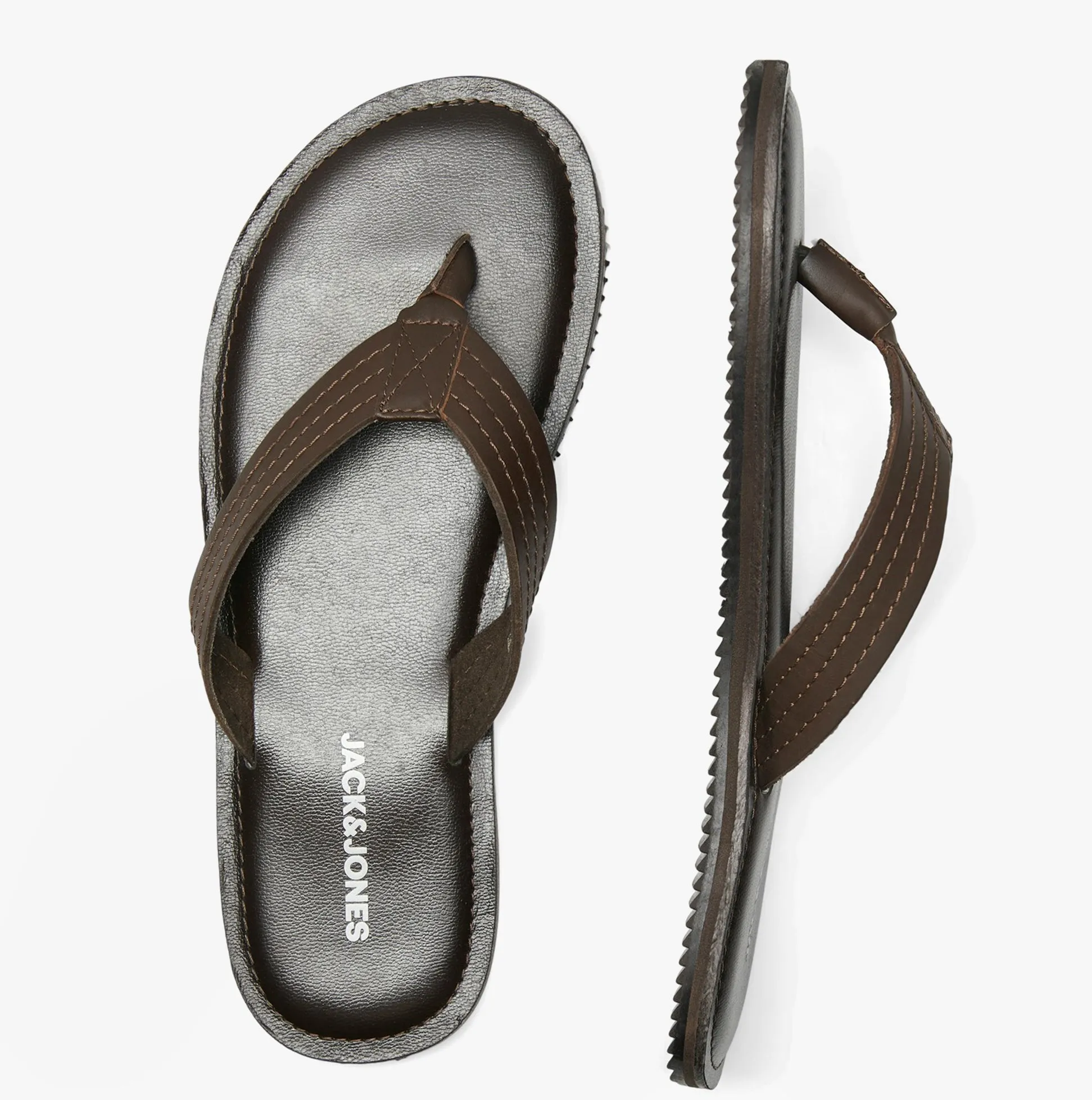Jack & Jones WASHTON Mens Sandals Brown Stone sold by Shuperb product image thumbnail 4