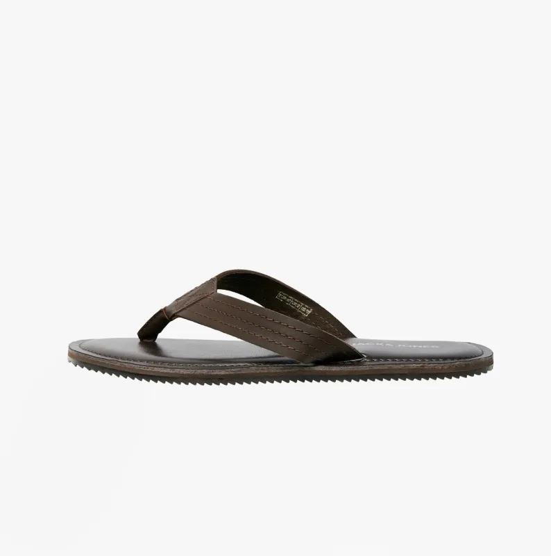 Jack & Jones WASHTON Mens Sandals Brown Stone sold by Shuperb