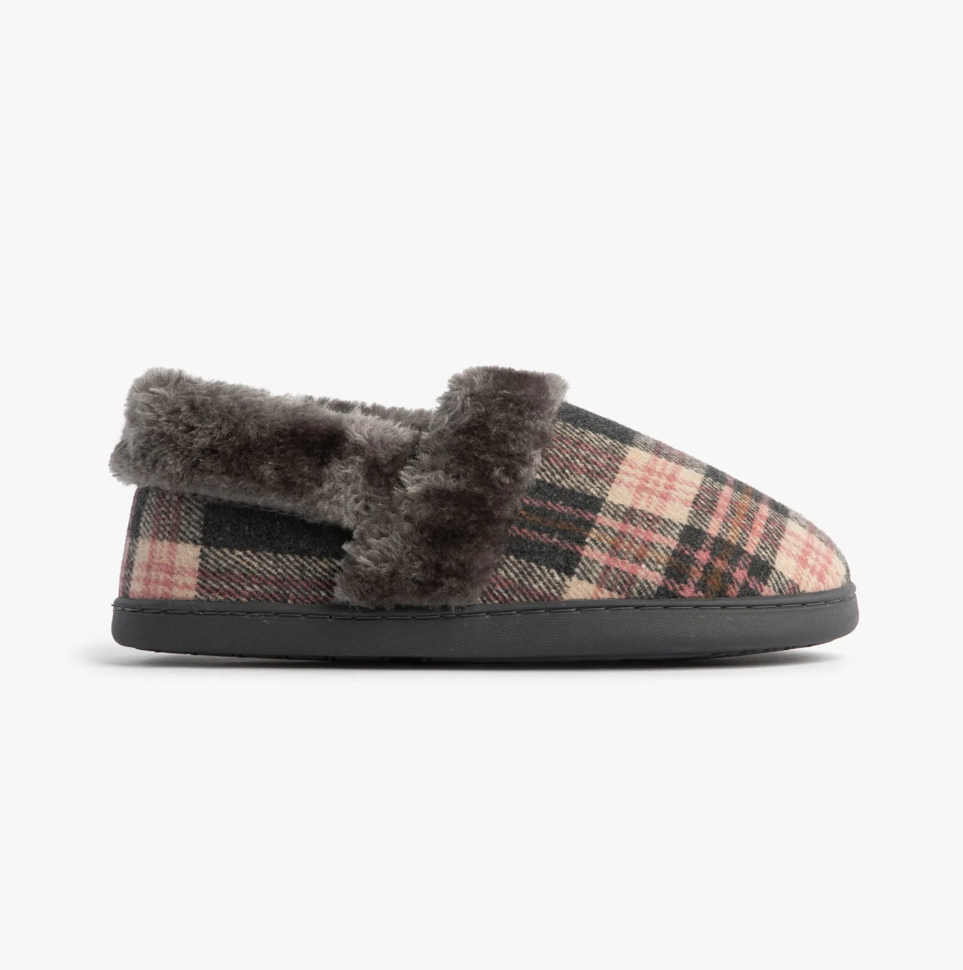 Jo & Joe HERITAGE Womens Full Slippers Pebble sold by Shuperb