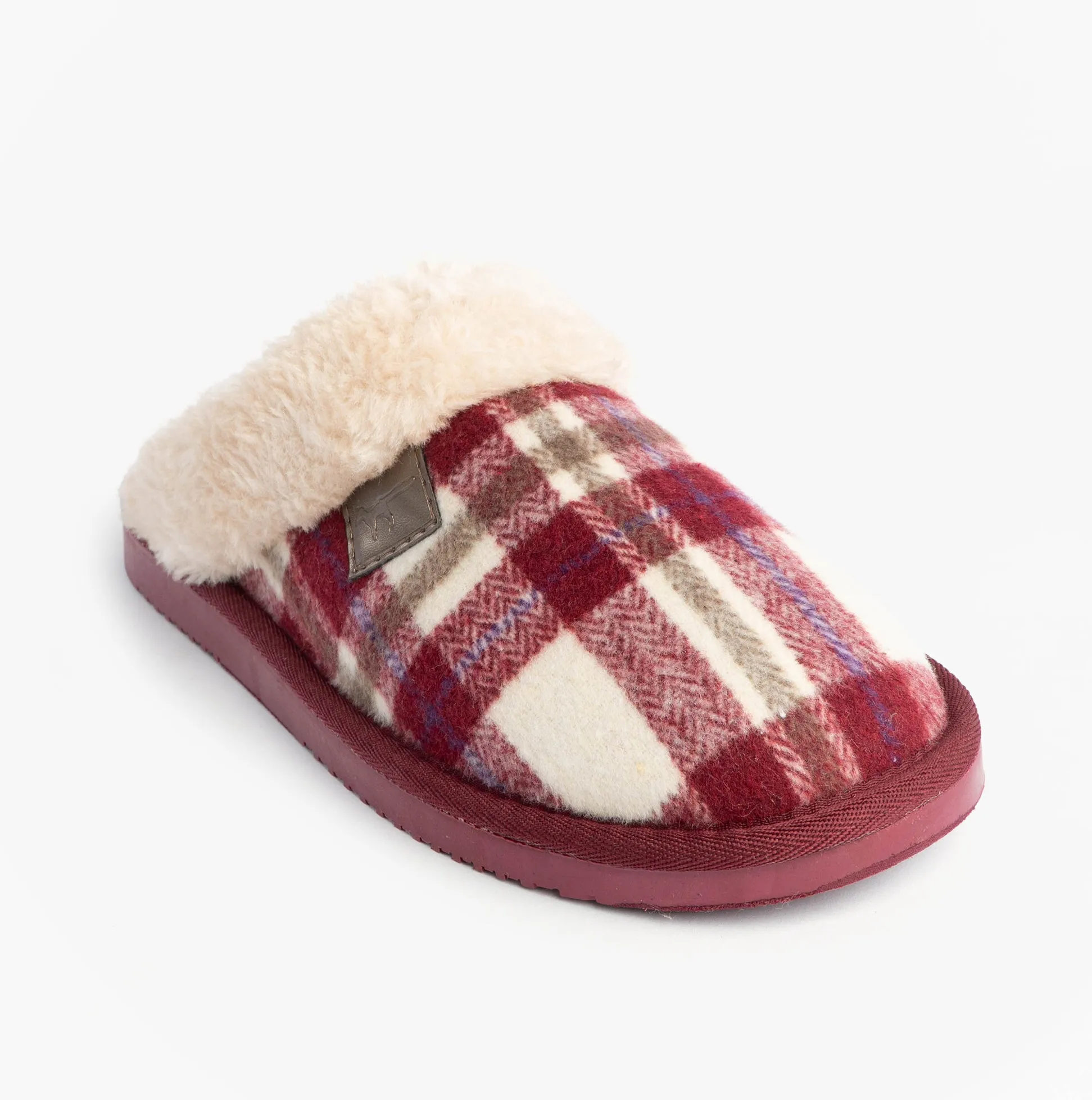 Jo & Joe SHETLAND Womens Mule Slippers Cherry sold by Shuperb product image thumbnail 5