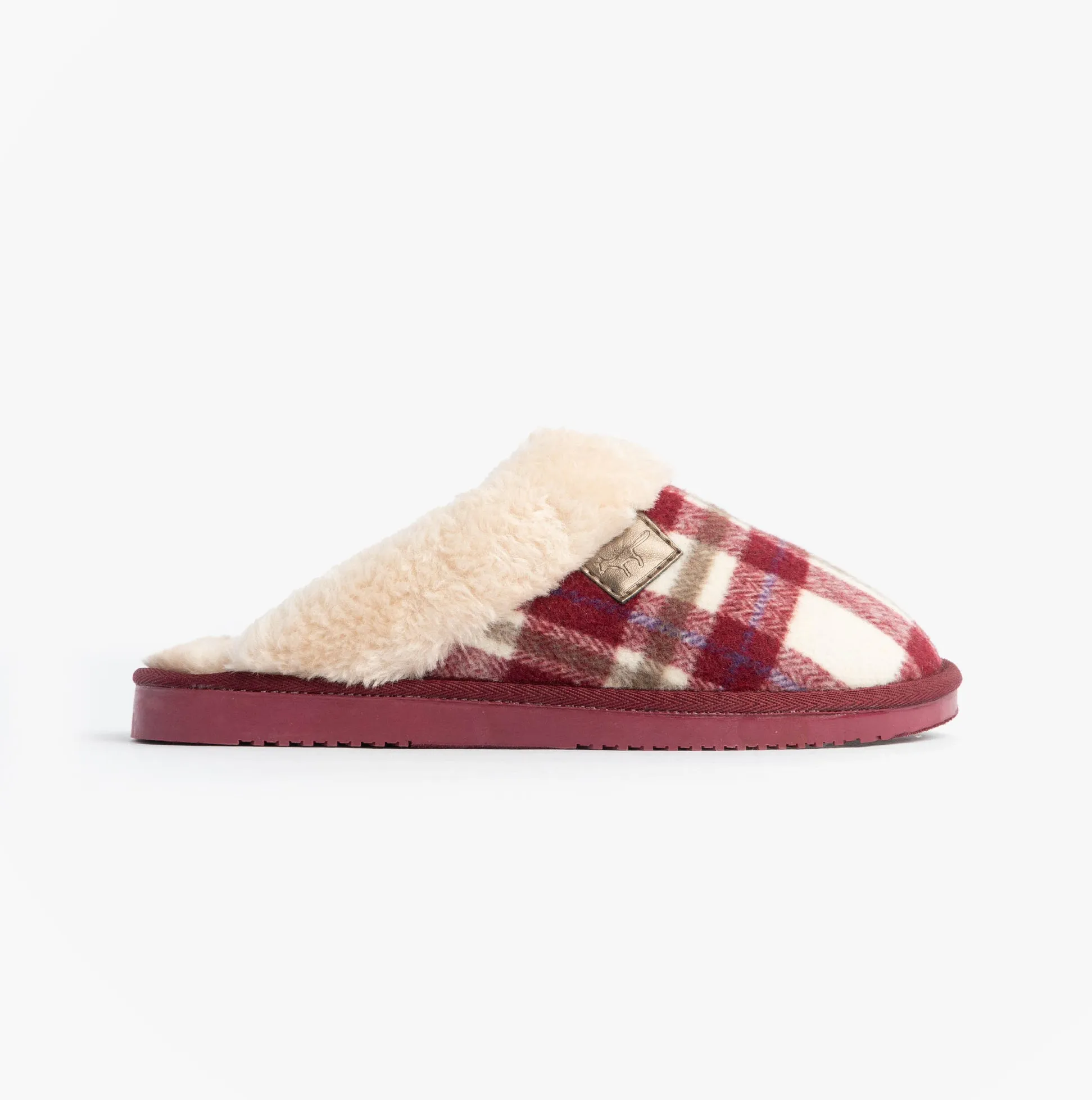Jo & Joe SHETLAND Womens Mule Slippers Cherry sold by Shuperb product image thumbnail 2