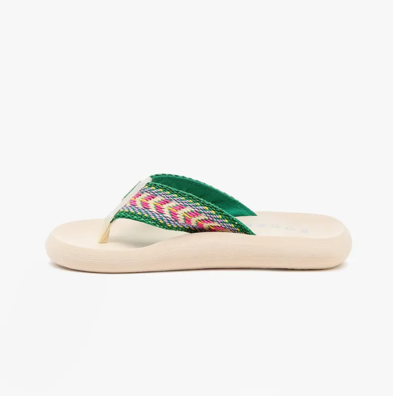 Rocket Dog SPOTLIGHT MADISON Womens Sandals Green/Multi sold by Shuperb