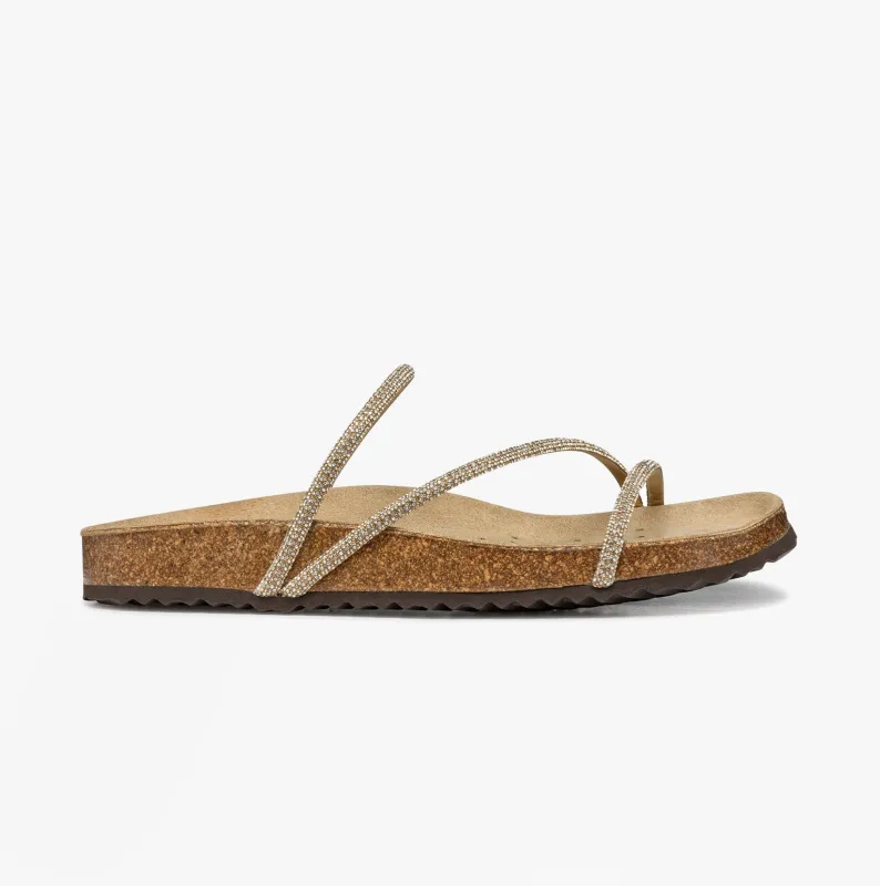 GEOX D BRIONIA R Mule Womens Sandals Light Taupe sold by Shuperb