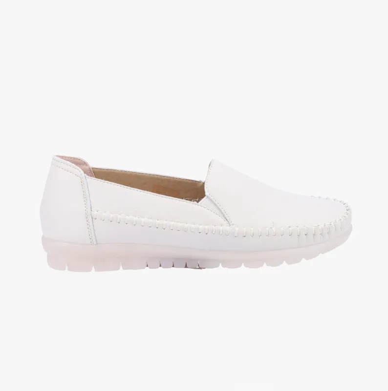 Fleet & Foster SHIRLEY Womens Shoes White sold by Shuperb