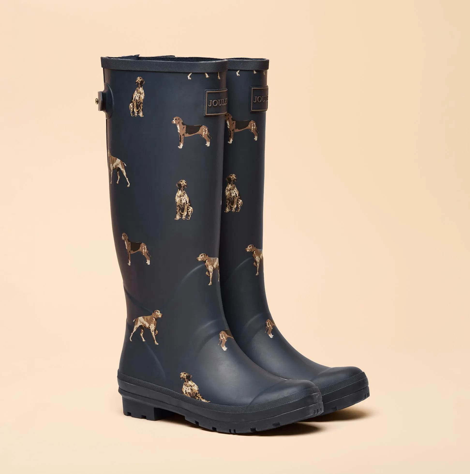 Joules WELLY PRINT Womens Wellington Boots Navy sold by Shuperb product image thumbnail 3