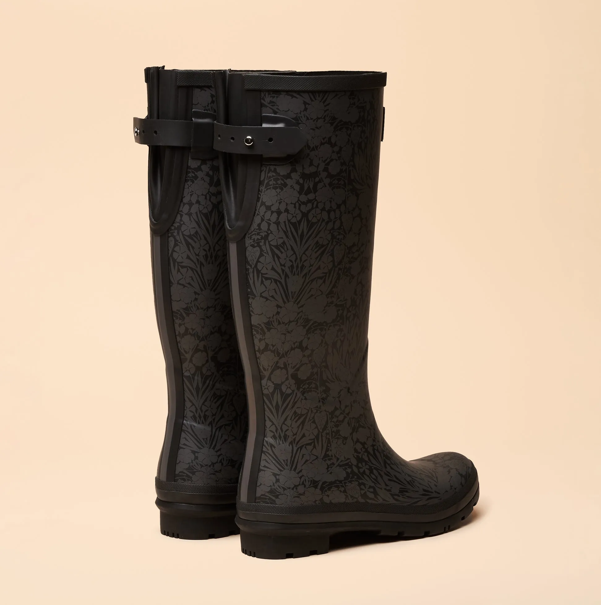 Joules WELLY PRINT Womens Wellington Boots Black sold by Shuperb product image thumbnail 3