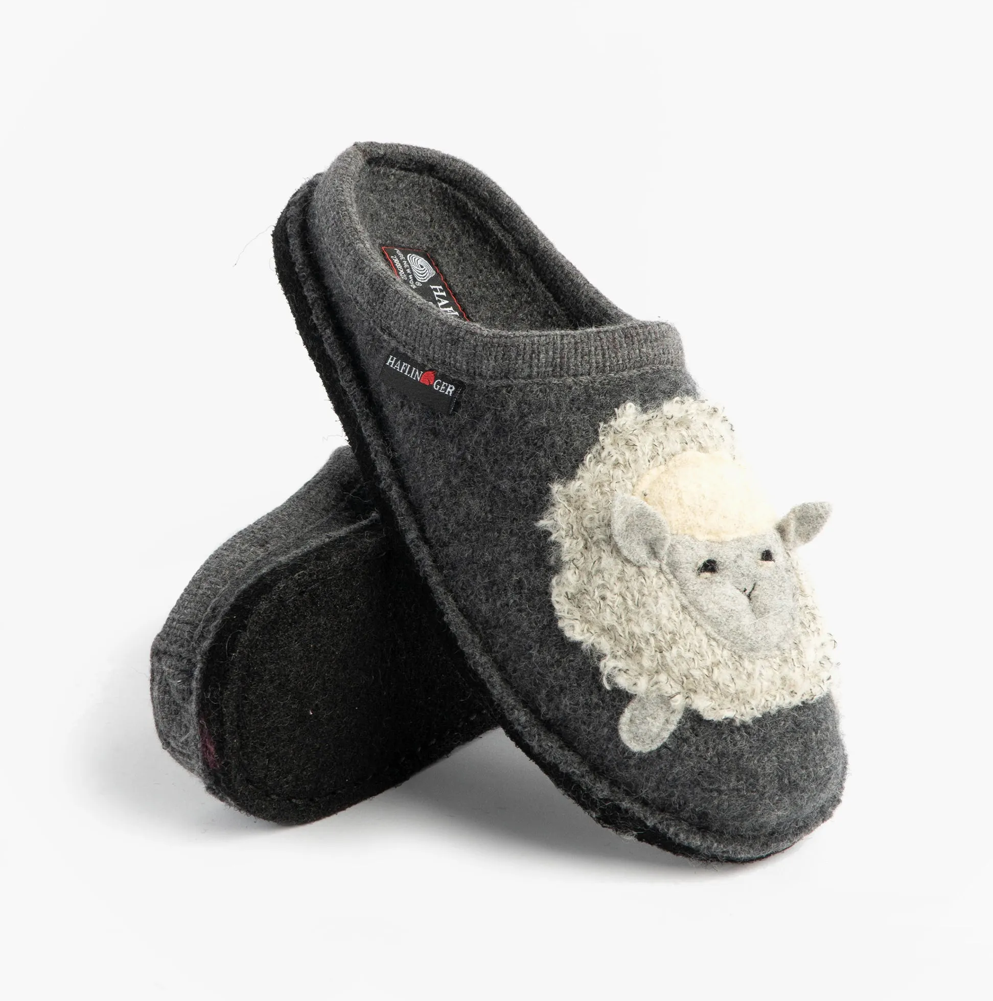 Haflinger LAMBY Womens Slippers Anthracite sold by Shuperb product image thumbnail 4