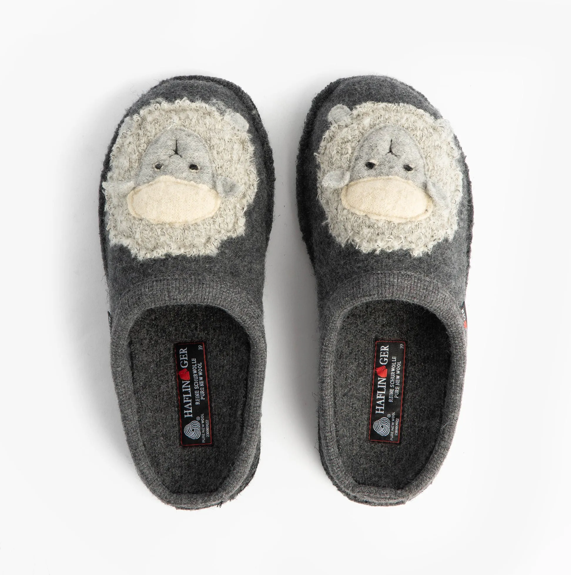 Haflinger LAMBY Womens Slippers Anthracite sold by Shuperb