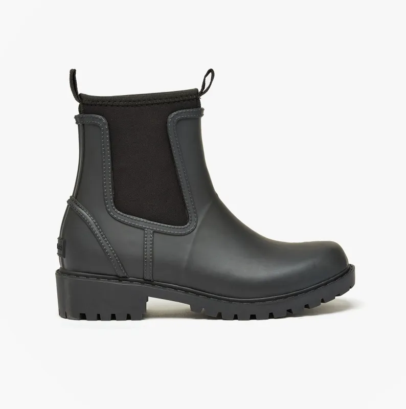 Joules OAKFIELD Womens Neoprene Lined Wellies Black sold by Shuperb