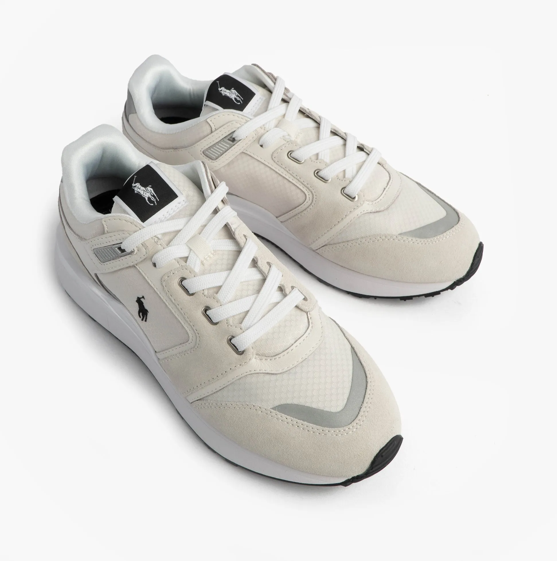 Polo Ralph Lauren Train 89 V2 Mens Suede Panelled Trainer White sold by Shuperb product image thumbnail 2