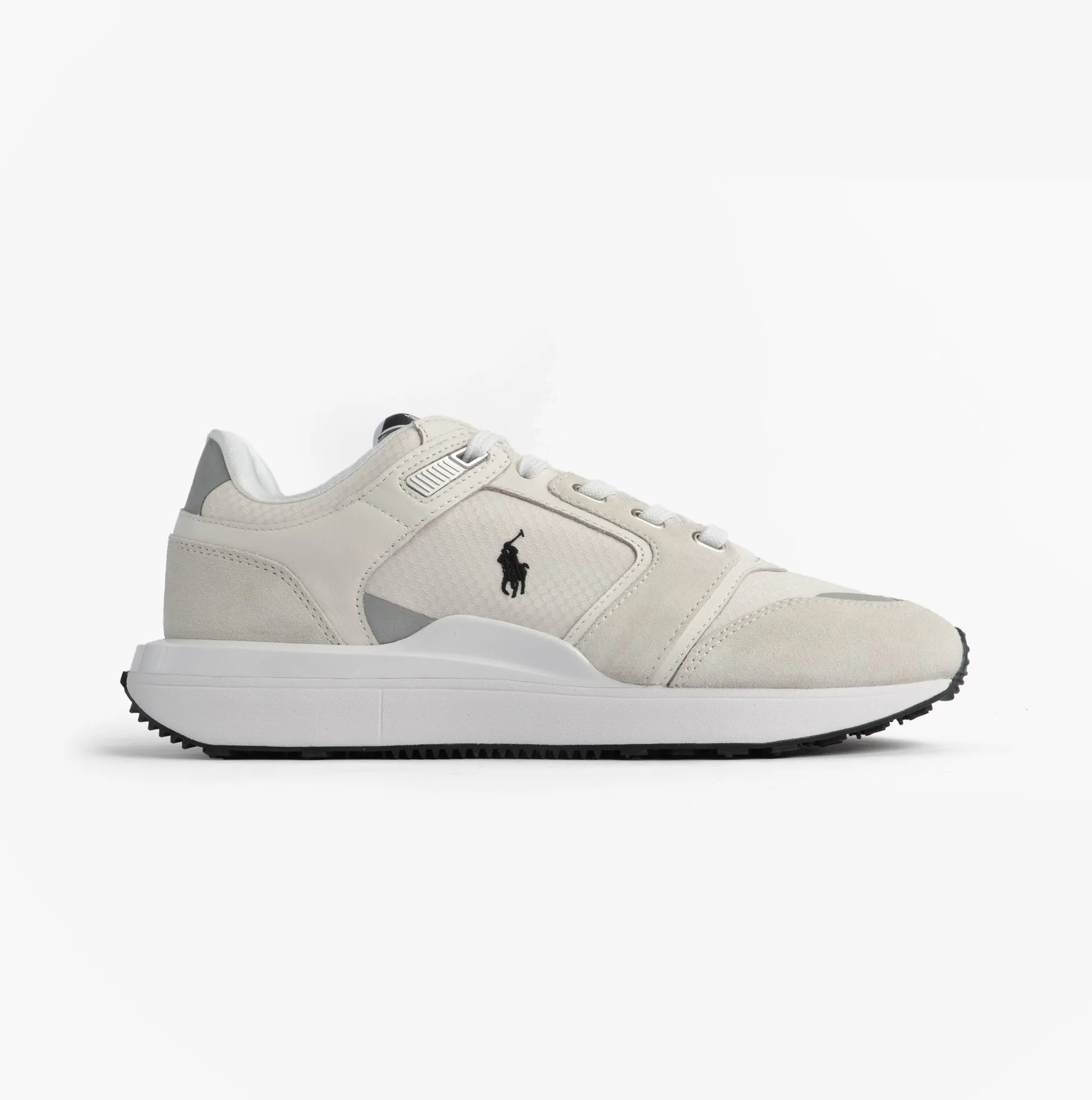 Polo Ralph Lauren Train 89 V2 Mens Suede Panelled Trainer White sold by Shuperb