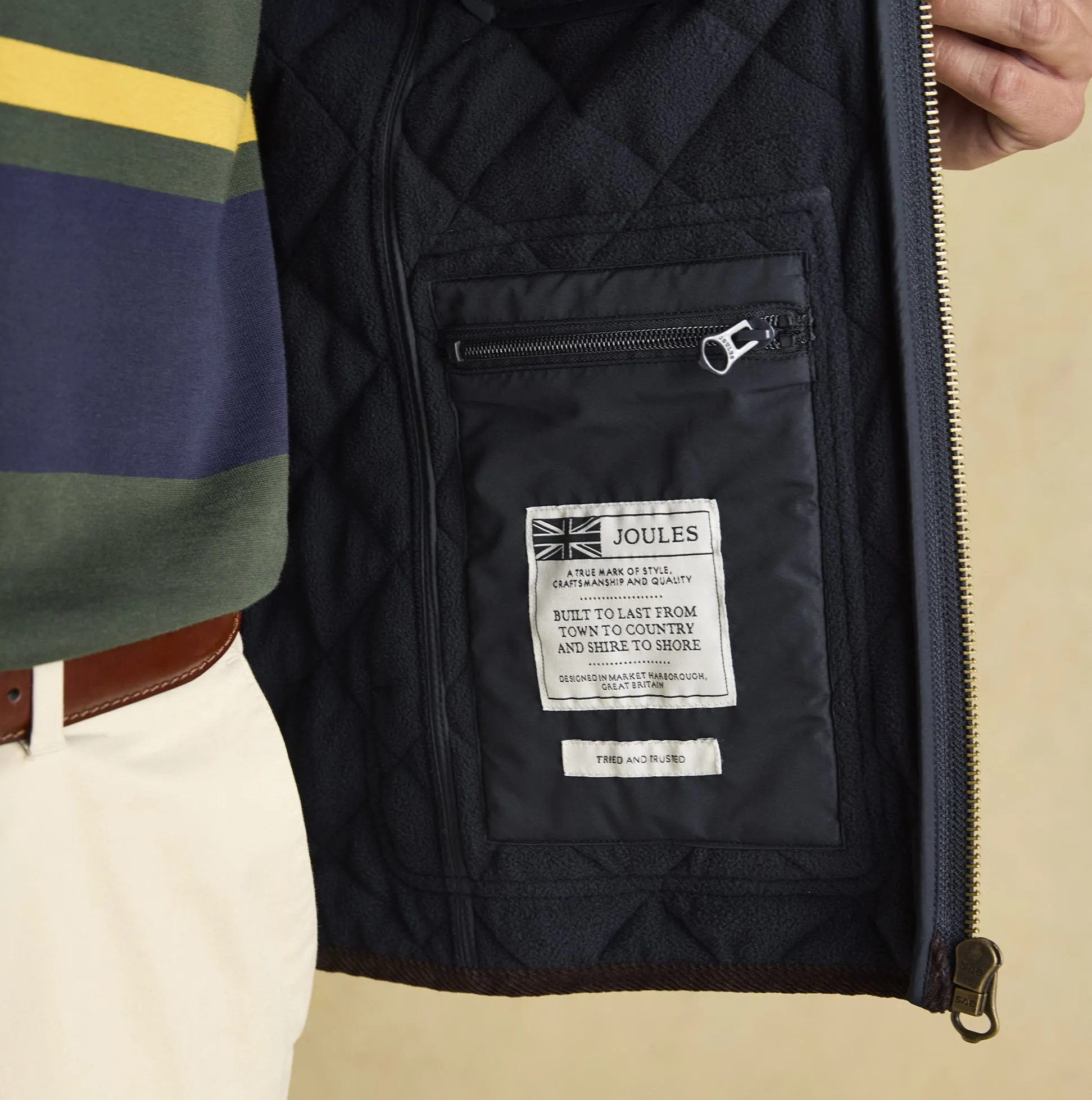 Joules MAYNARD Mens Gilet Navy sold by Shuperb product image thumbnail 5