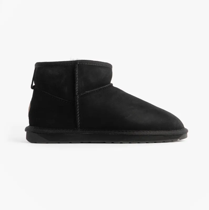 EMU Australia STINGER MICRO Womens Sheepskin Boot Black made by Emu