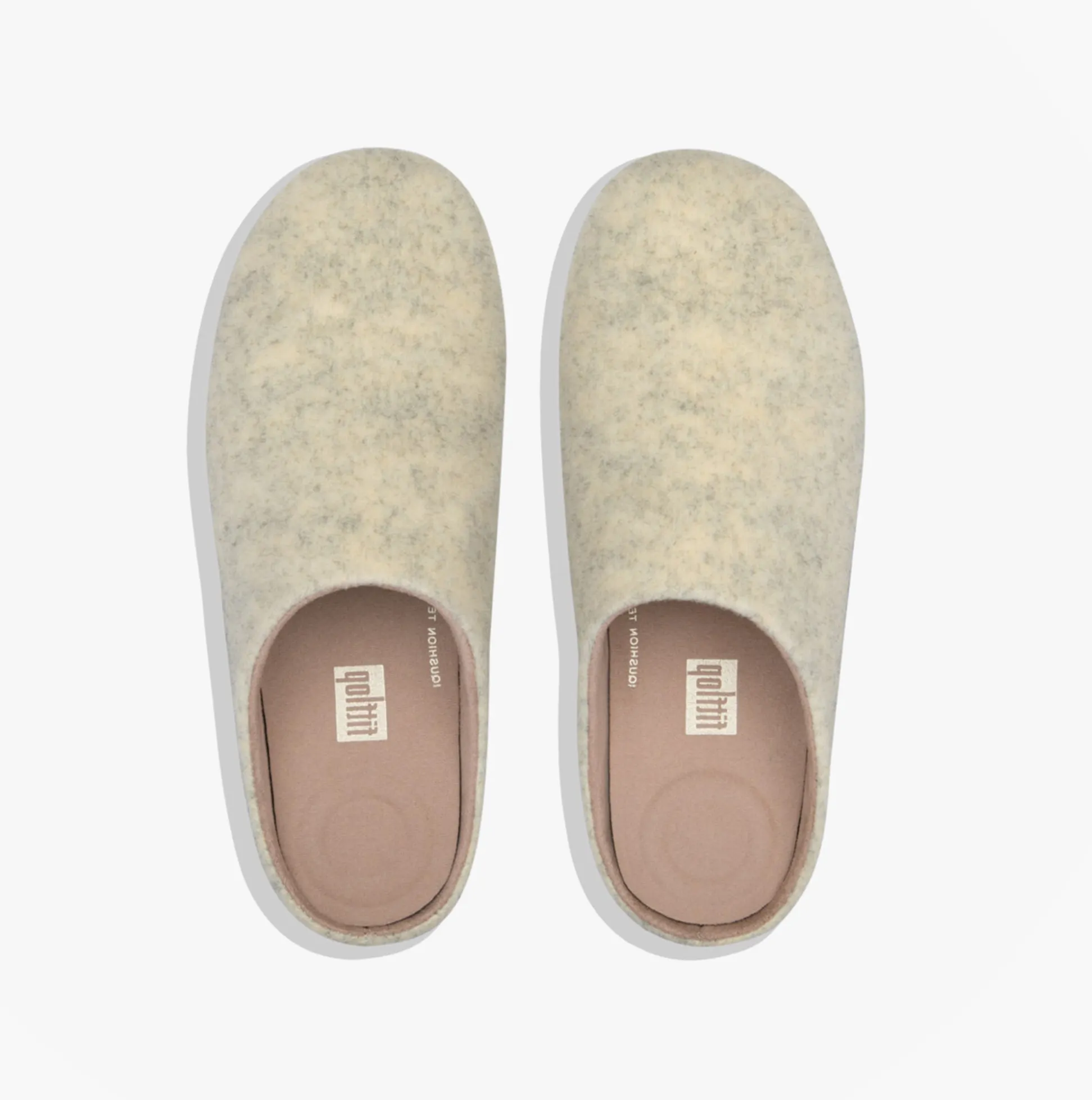 FitFlop CHRISSIE FELT Ladies Mule Slippers Cool Taupe sold by Shuperb product image thumbnail 3