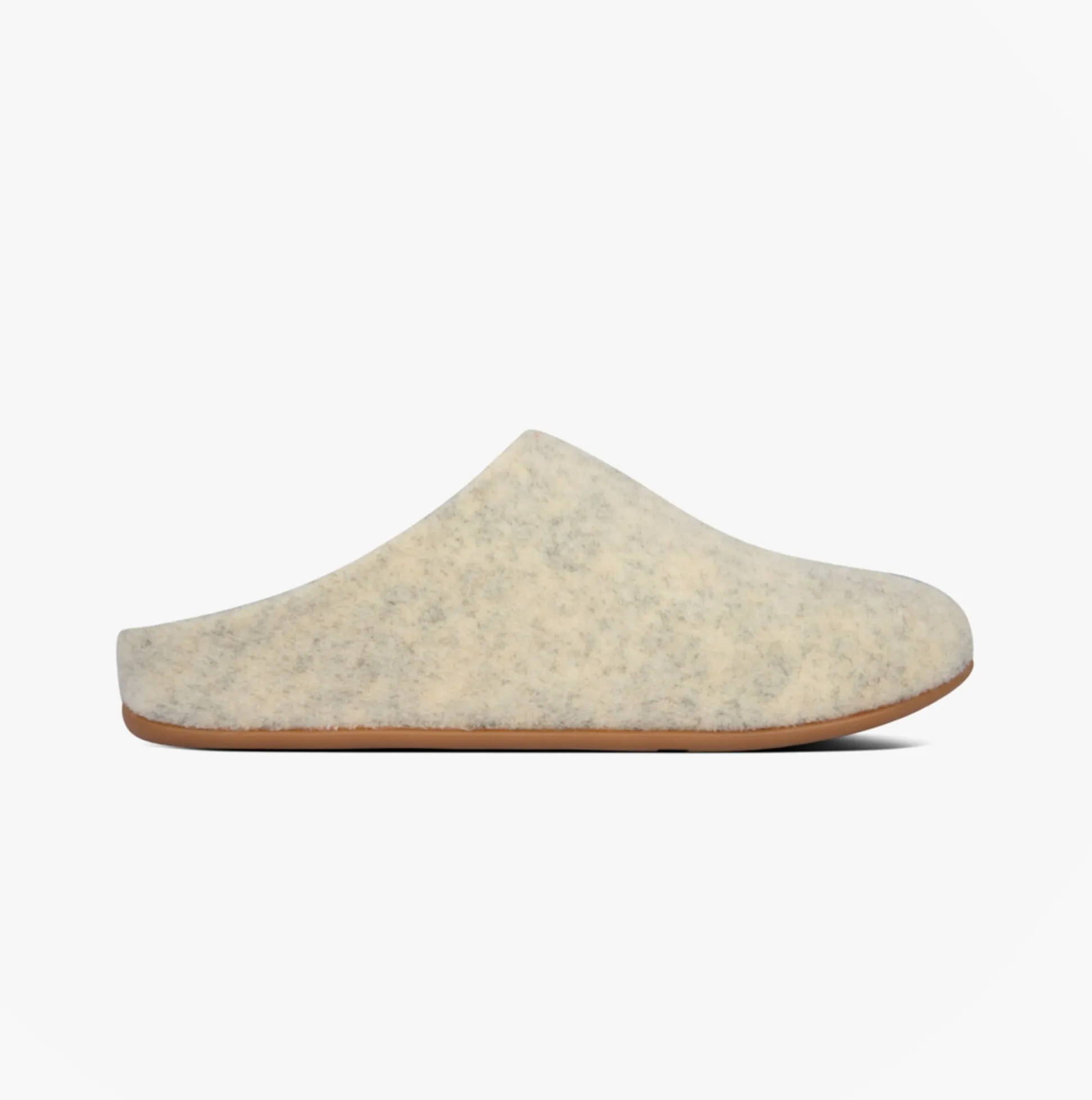 FitFlop CHRISSIE FELT Ladies Mule Slippers Cool Taupe sold by Shuperb