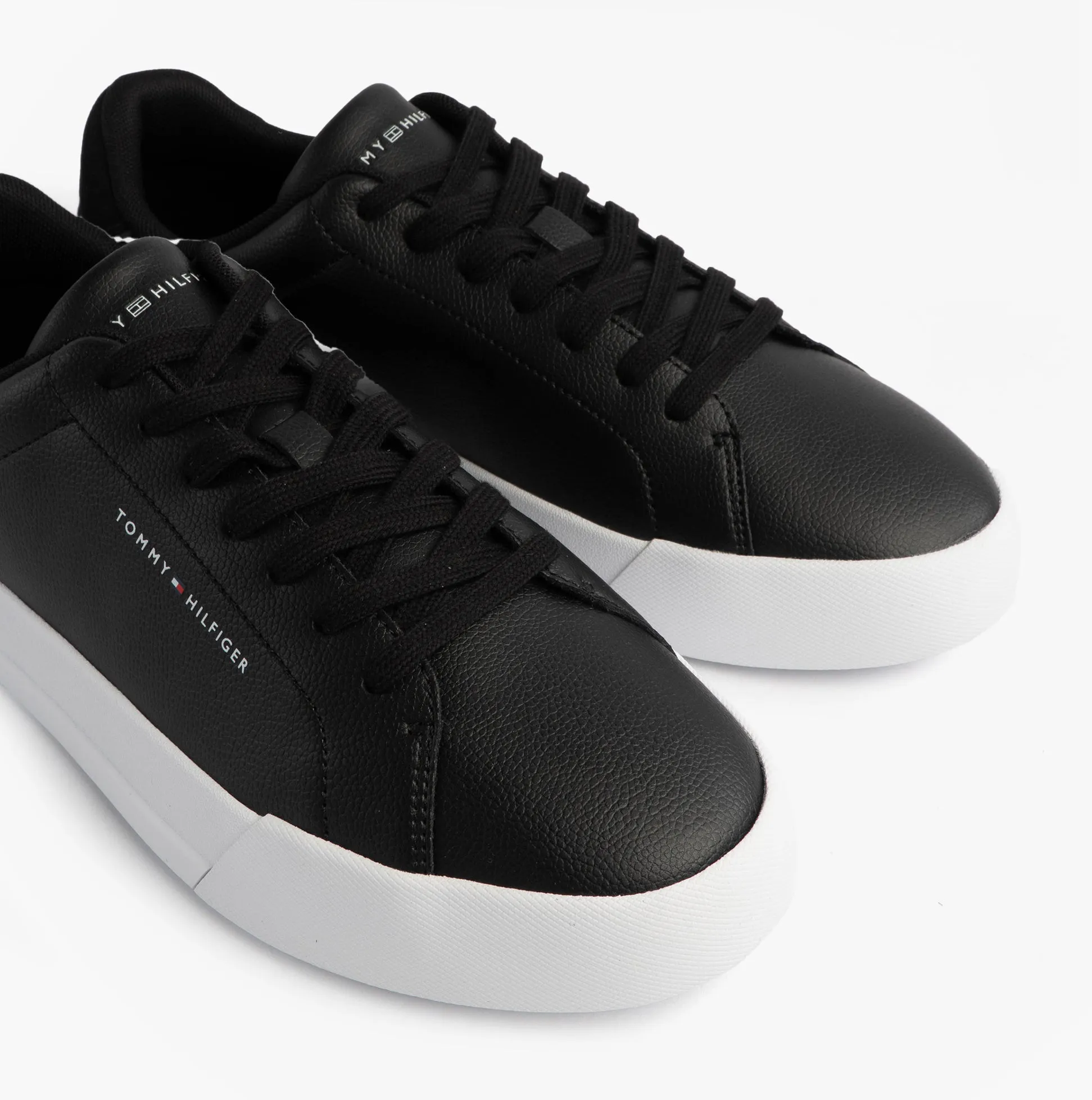 Tommy Hilfiger TH COURT LTH DETAIL Mens Trainers Black sold by Shuperb product image thumbnail 5