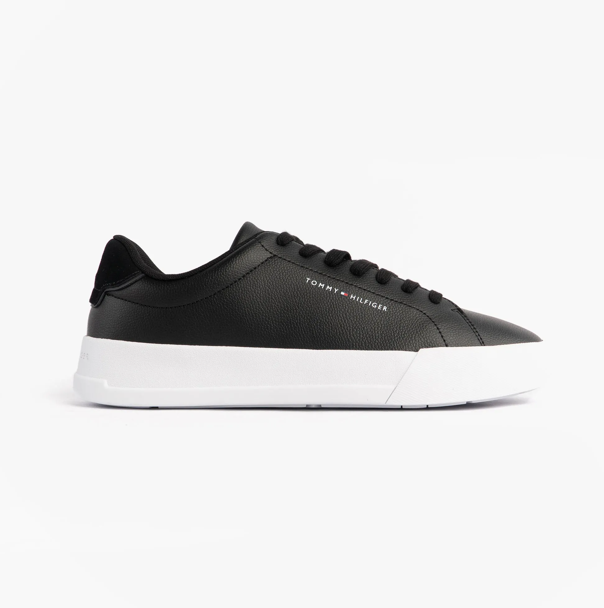 Tommy Hilfiger TH COURT LTH DETAIL Mens Trainers Black sold by Shuperb product image thumbnail 2