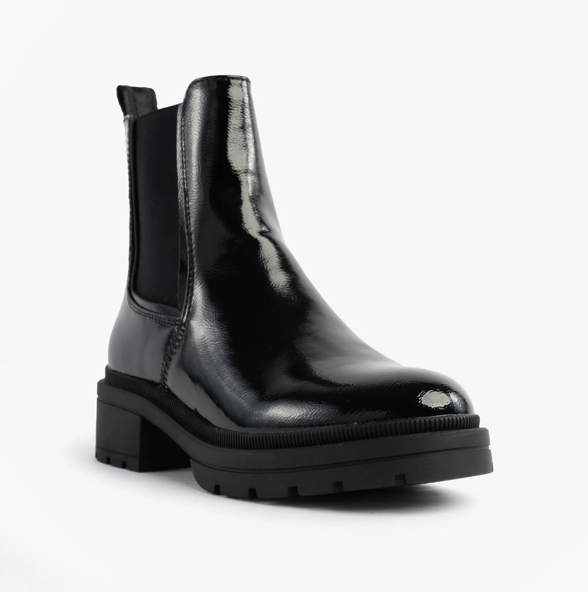 Rocket Dog IGGIE Womens Chelsea Boots Black Patent sold by Shuperb product image thumbnail 3