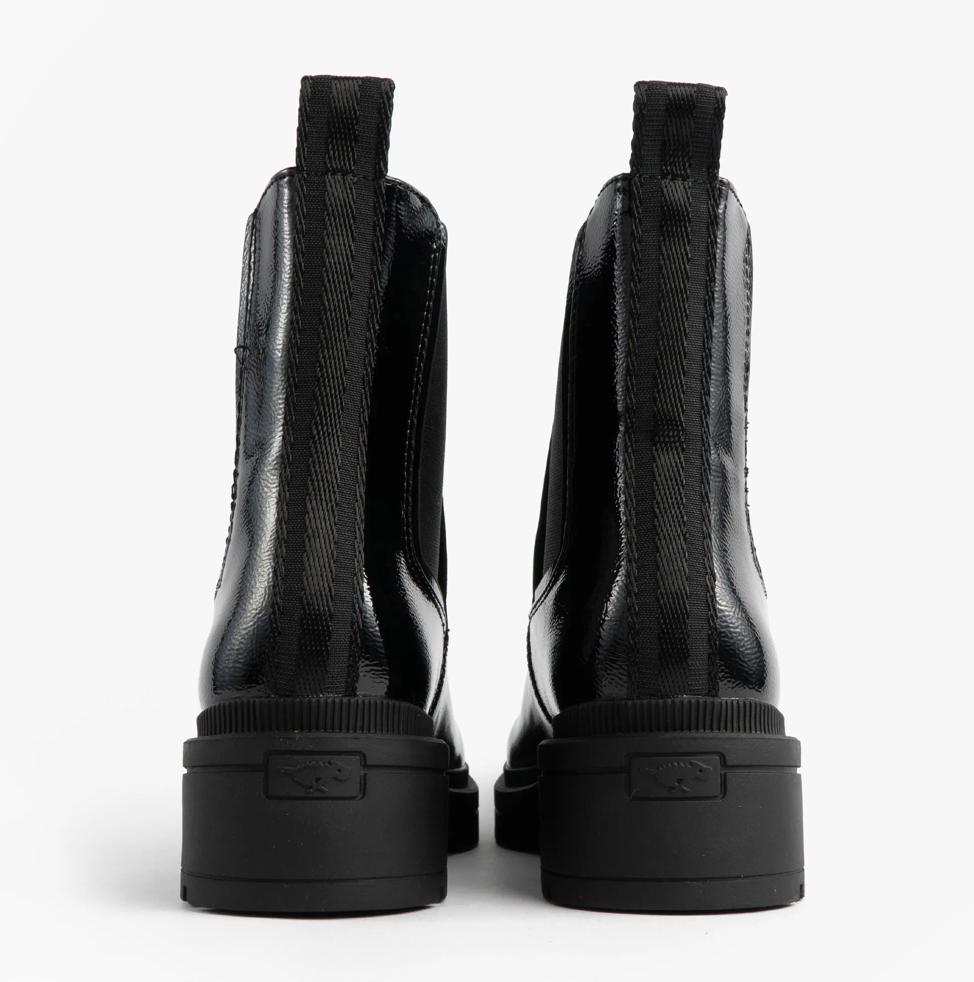 Rocket Dog IGGIE Womens Chelsea Boots Black Patent sold by Shuperb product image thumbnail 4
