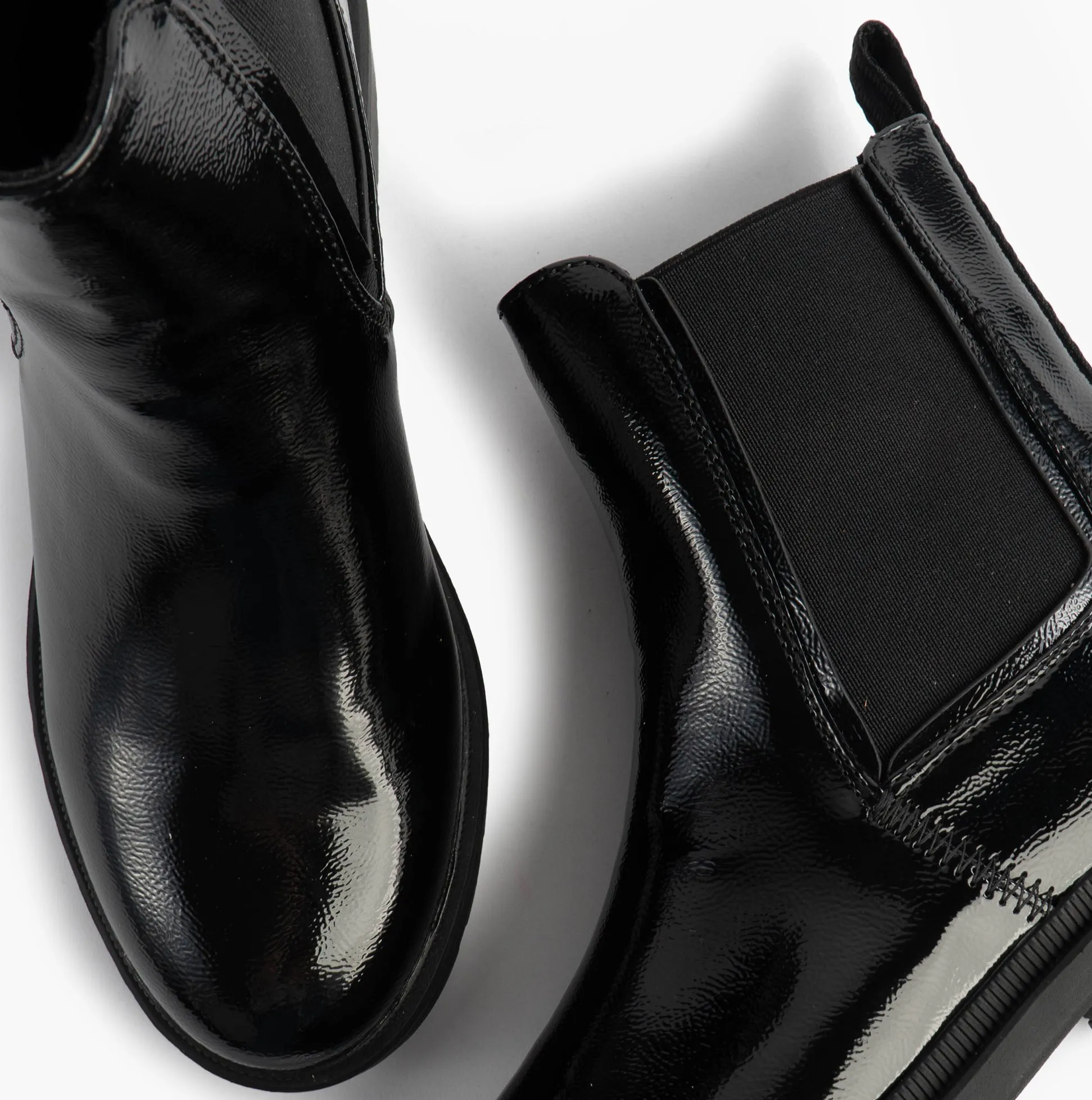 Rocket Dog IGGIE Womens Chelsea Boots Black Patent sold by Shuperb product image thumbnail 5