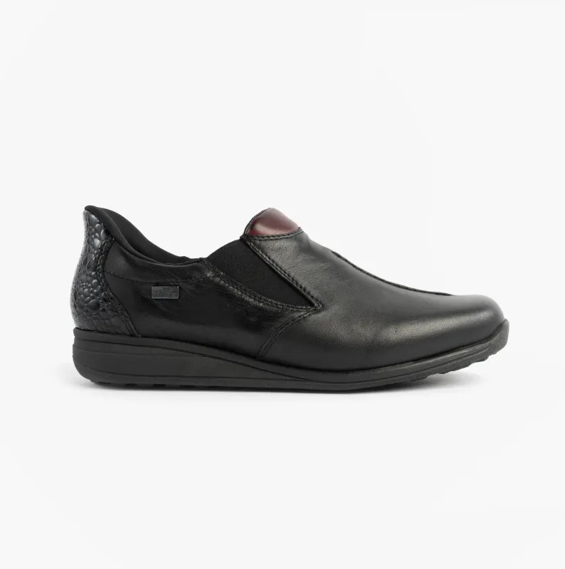 Rieker 47253-00 Womens Shoes Black sold by Shuperb