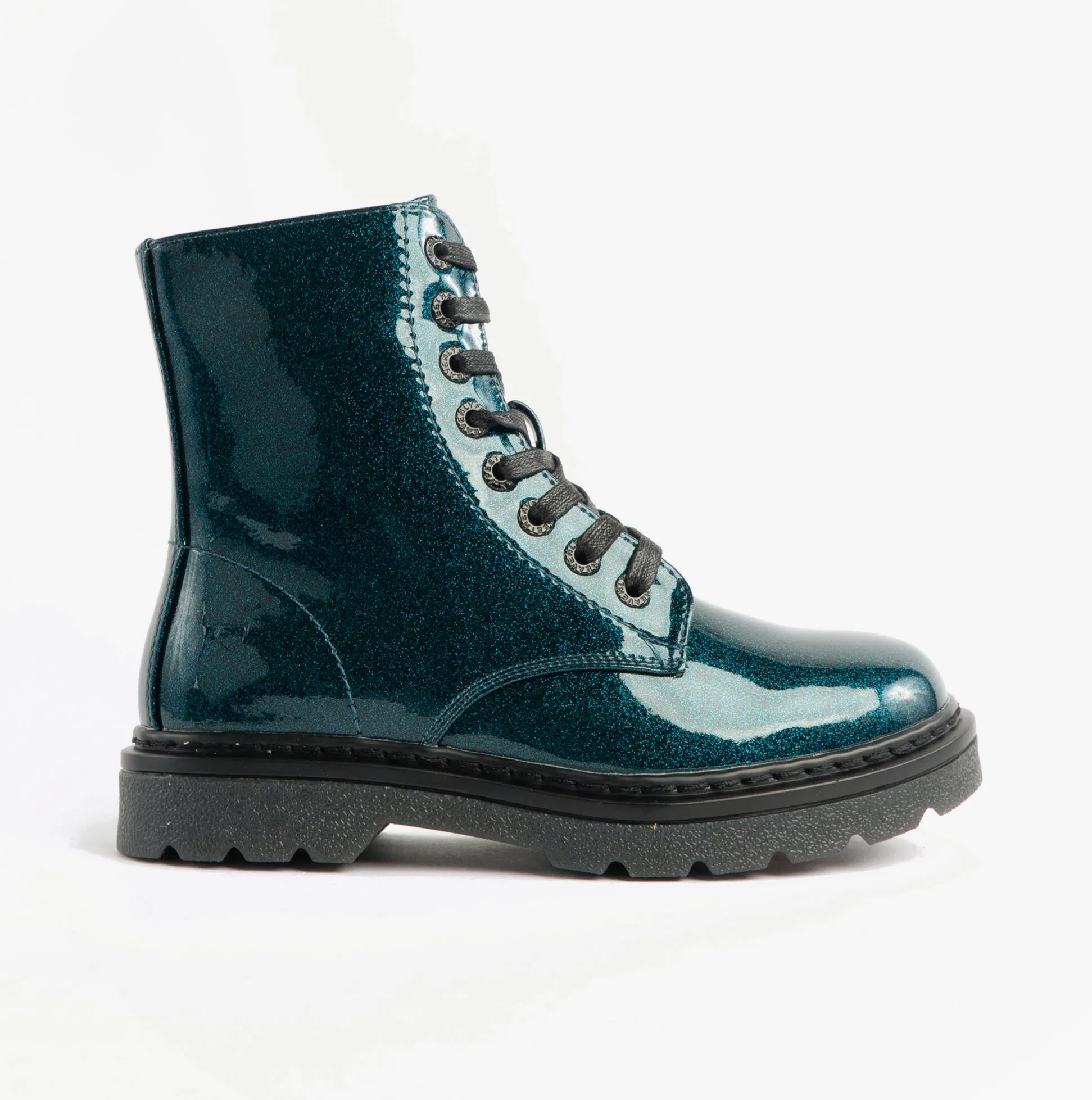 Heavenly Feet JUSTINA2 GLITTER Womens Ankle Boots Ocean Glitter sold by Shuperb