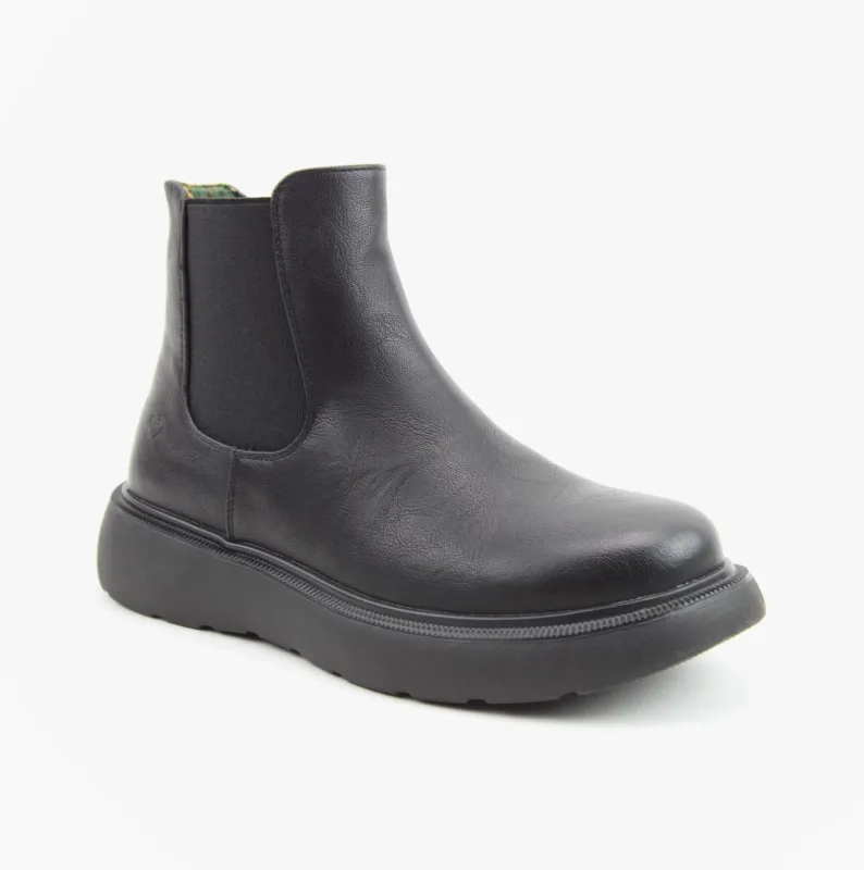 Heavenly Feet AZALEA Womens Chelsea Boots Black sold by Shuperb