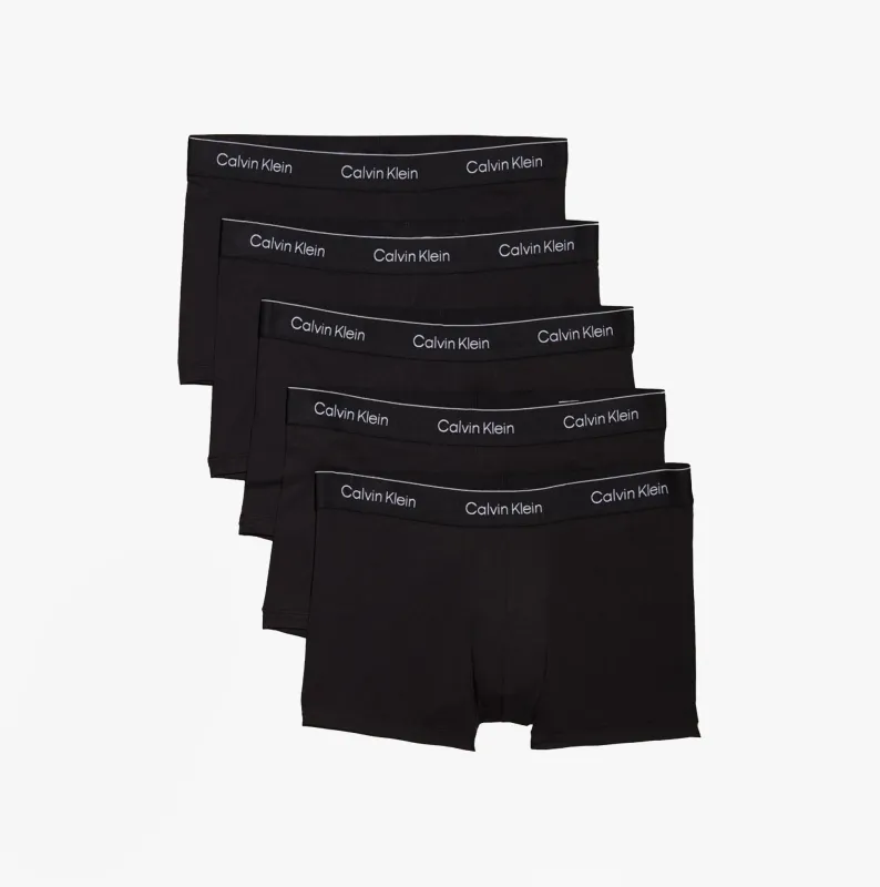Calvin Klein BOXER BRIEF Mens 5 Pack Microfibre Stretch Black sold by Shuperb