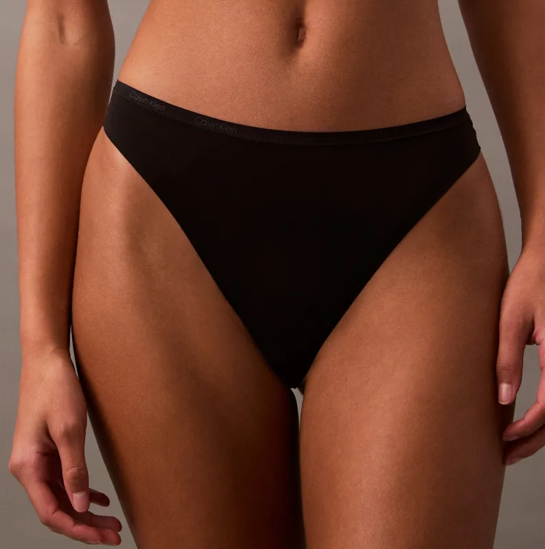Calvin Klein THONG Womens Perfect Fit Black sold by Shuperb