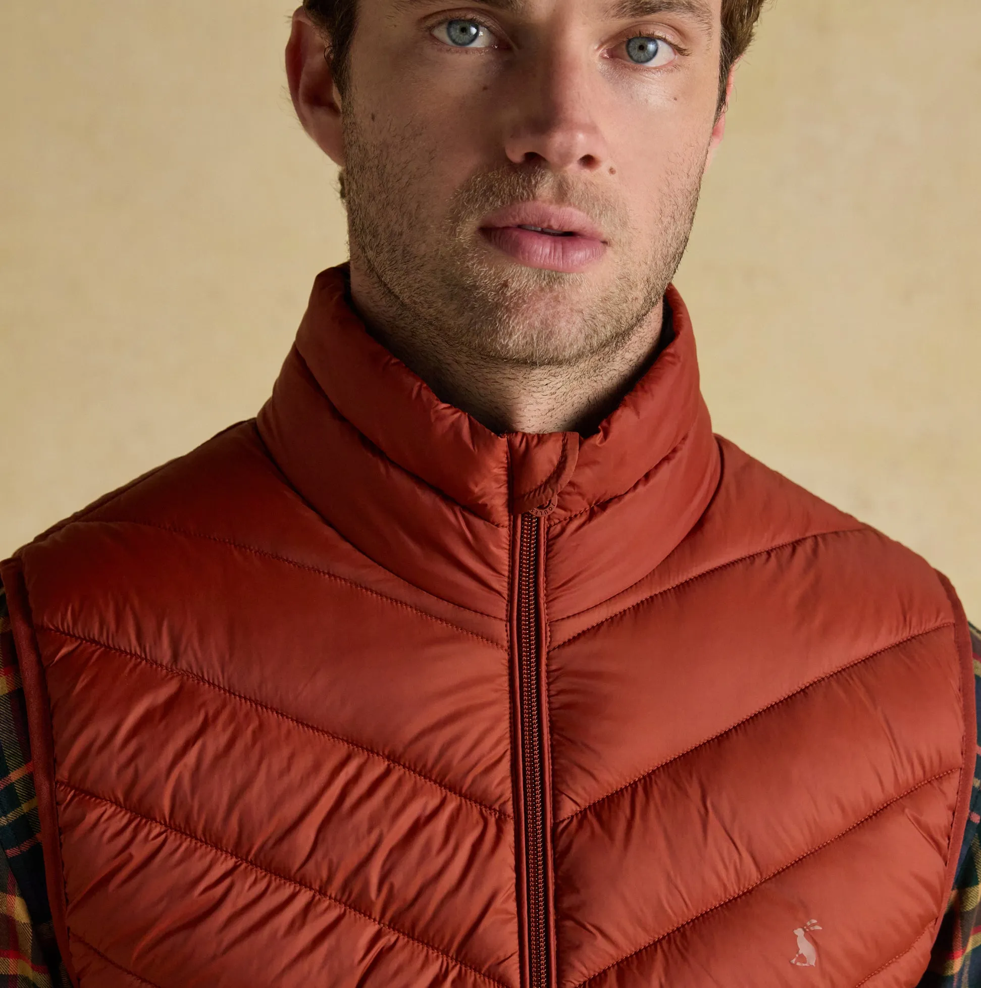 Joules GARRETT Mens Showerproof Padded Gilet Orange sold by Shuperb product image thumbnail 5