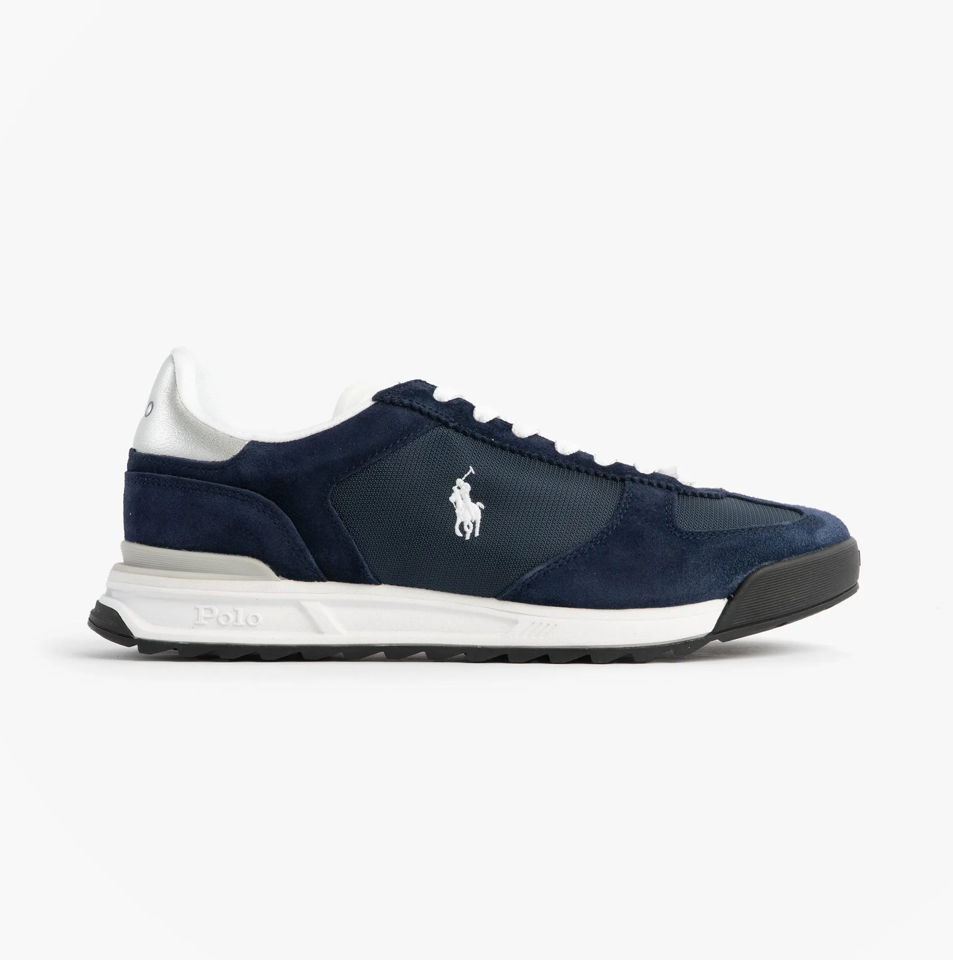 Polo Ralph Lauren Mens Varick Suede & Oxford Lace Up Trainer Navy sold by Shuperb