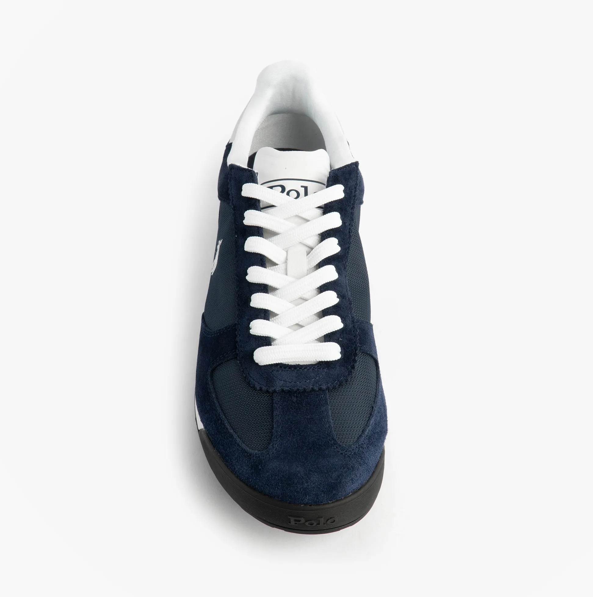 Polo Ralph Lauren Mens Varick Suede & Oxford Lace Up Trainer Navy sold by Shuperb product image thumbnail 2