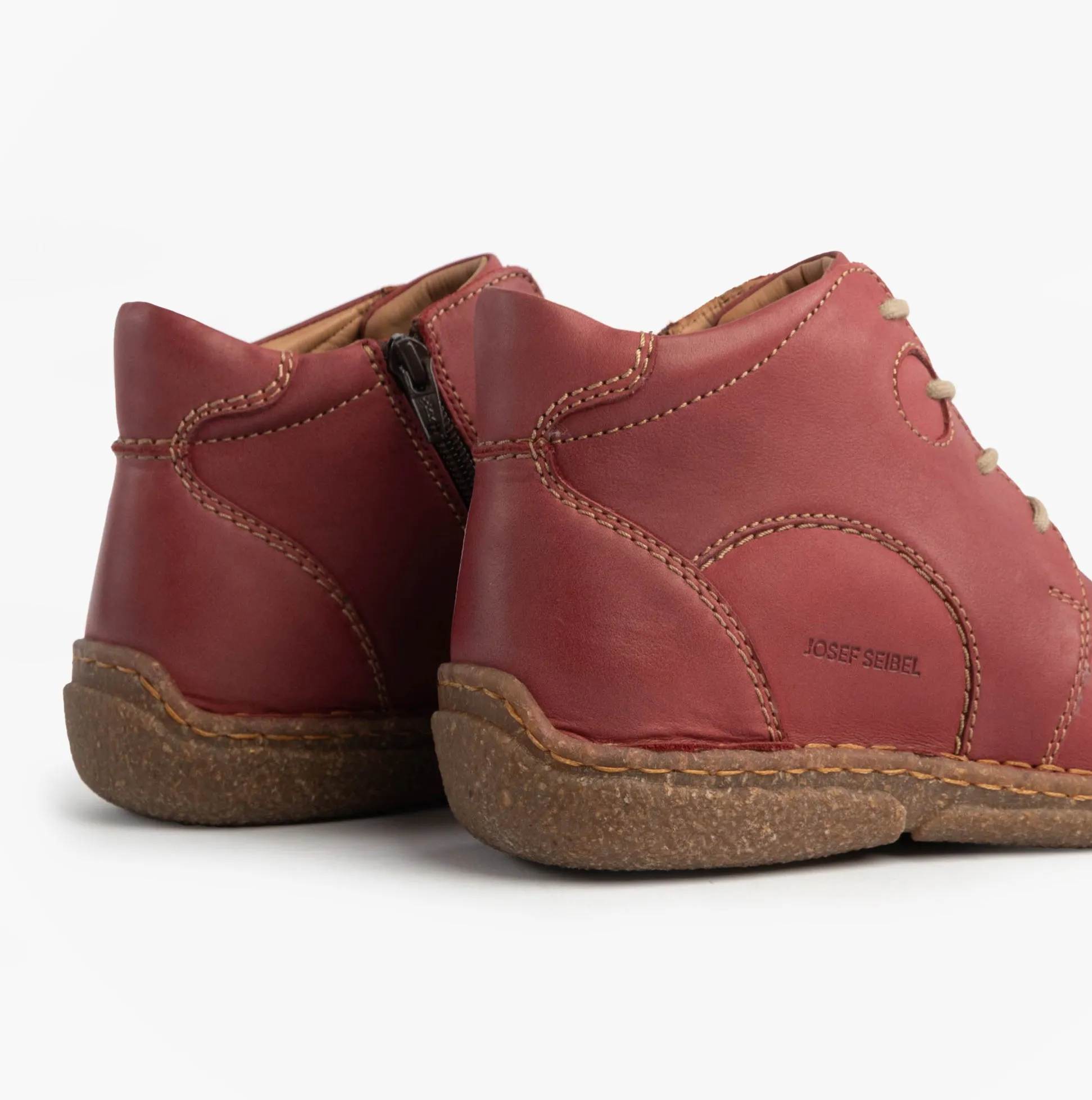 Josef Seibel NEELE 46 Womens Lace Up Ankle Boots Bordeaux sold by Shuperb product image thumbnail 5