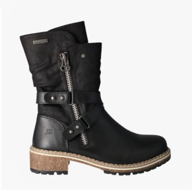 Josef Seibel WAYLYNN 13 Womens Biker Boots Black made by Josef Seibel