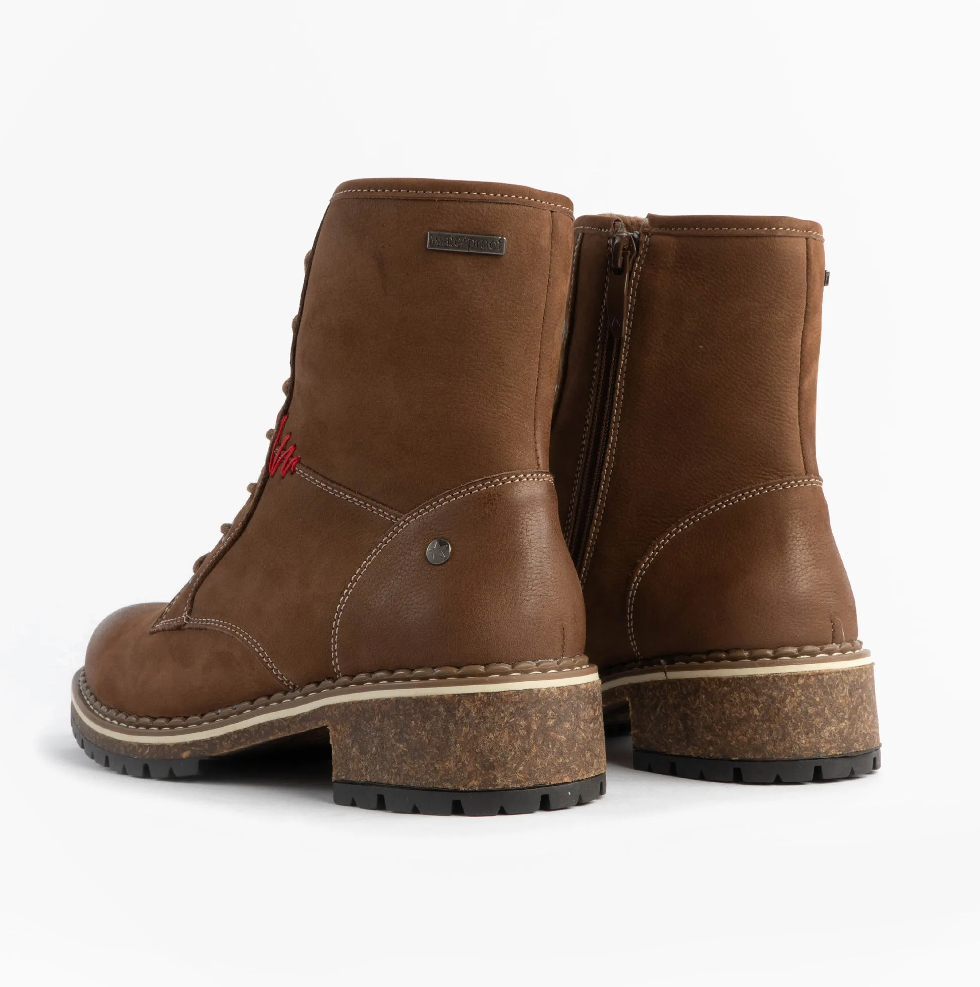 Josef Seibel WAYLYNN 10 Womens Lace Up Ankle Boots Brown sold by Shuperb product image thumbnail 4