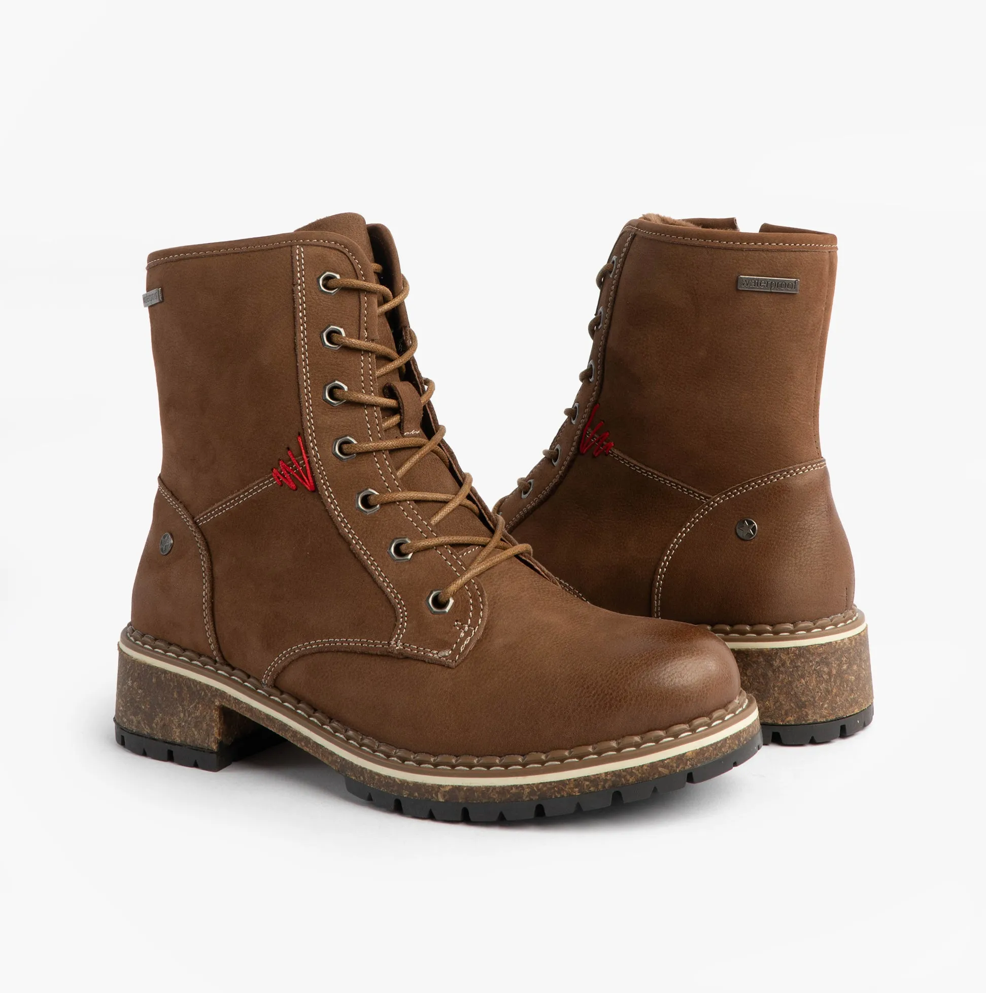 Josef Seibel WAYLYNN 10 Womens Lace Up Ankle Boots Brown sold by Shuperb product image thumbnail 2